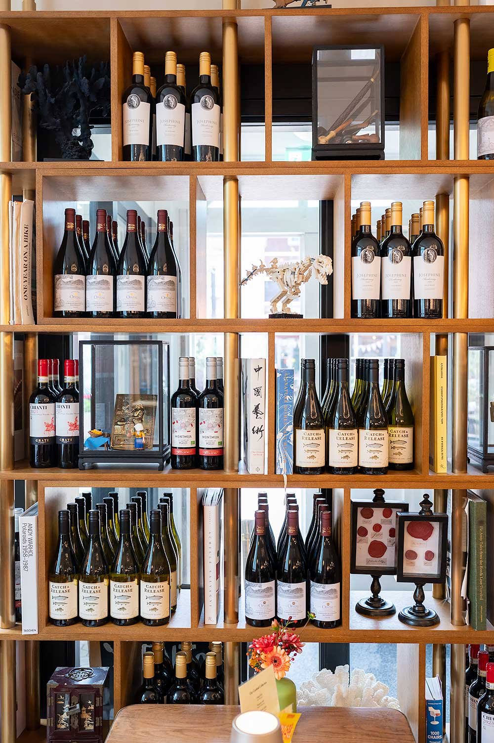 Bottle of wine at the Collector Hotel, The Hague