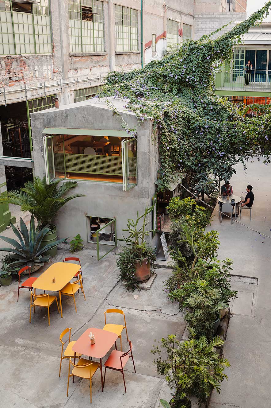 In La Laguna in Mexico City, a former textile factory, you’ll now find shops by local designers and artists