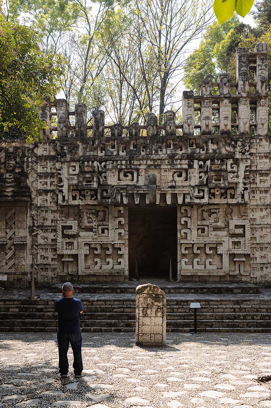 Temple at National Museum of Anthropology in Mexico City 