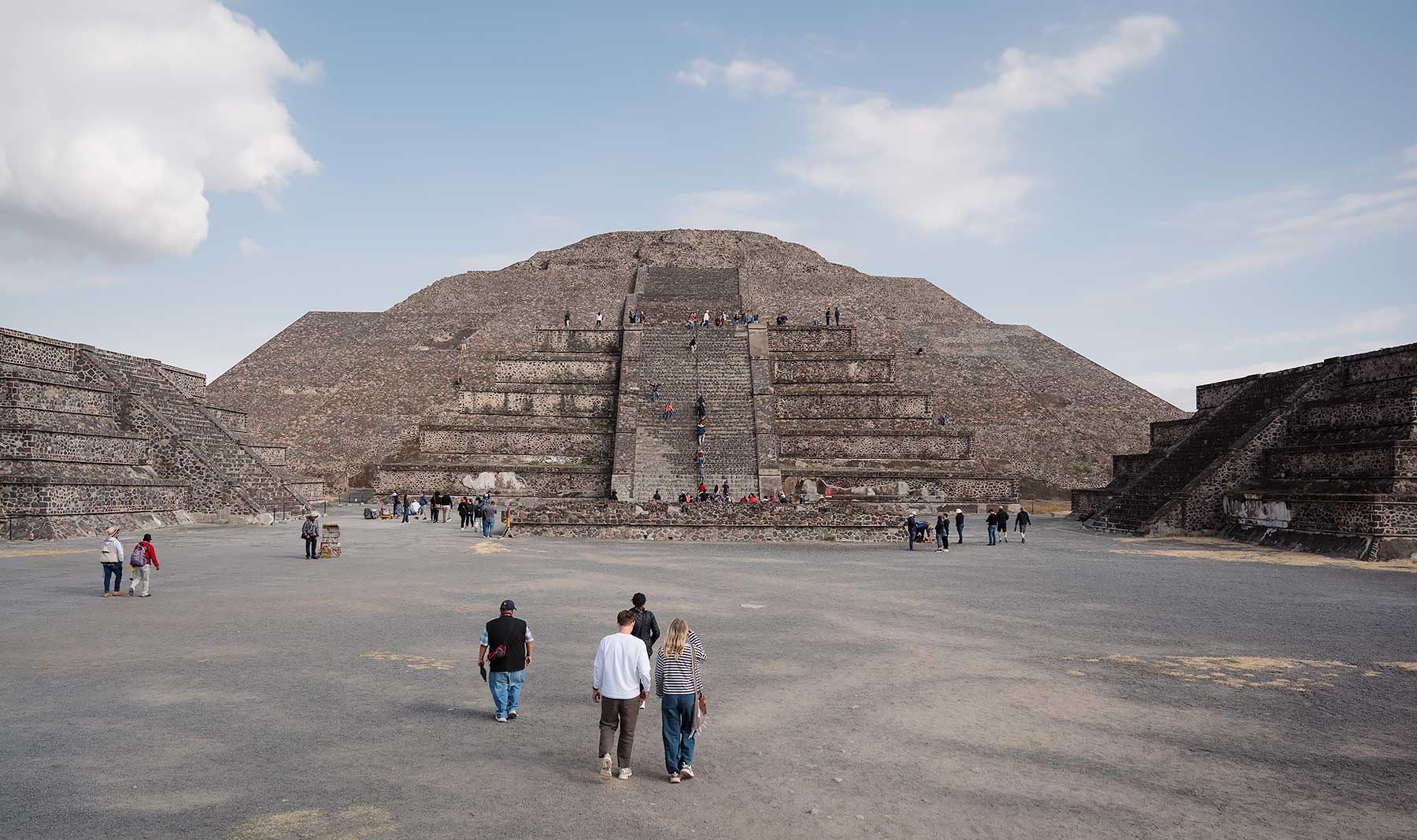 Pyramid of the Moon at the Teotihuacán Pyramids, a great day trip from Mexico City
