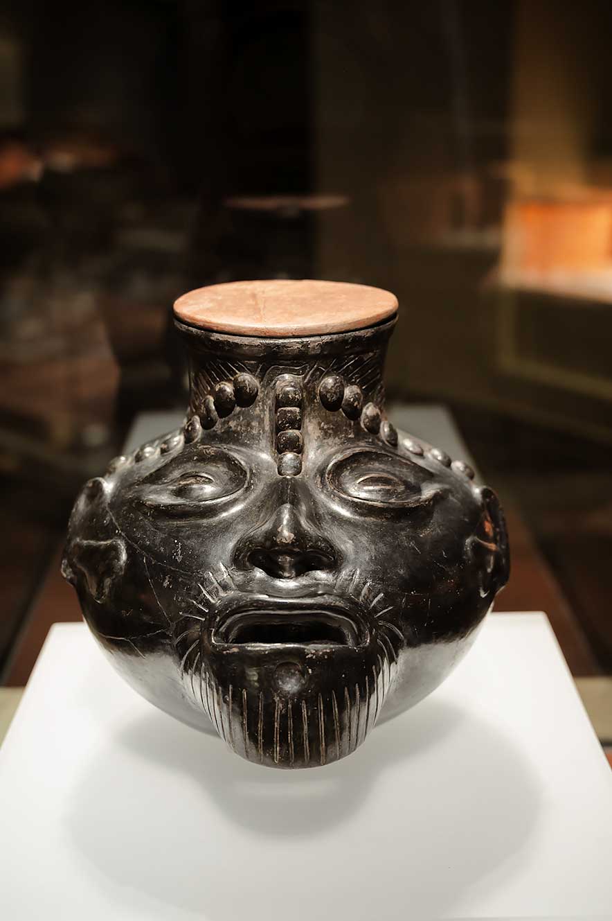 Collection museum Templo Mayor in Mexico City