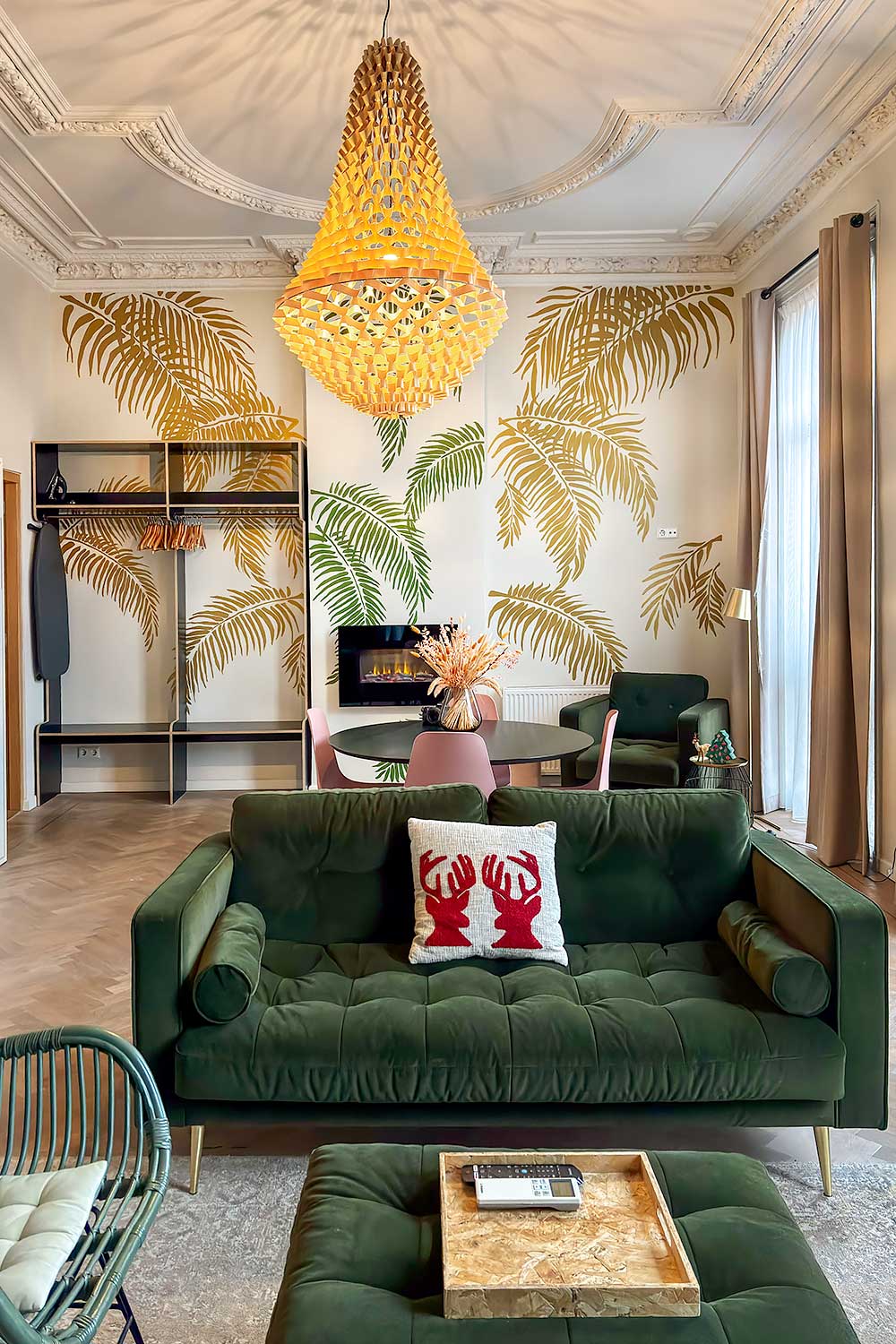 Presidential Emerald Suite at La Paulowna Boutique Hotel in The Hague, one of the best hotels in The Hague