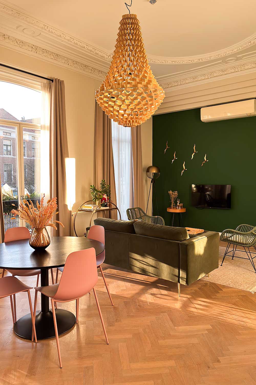 Presidential Emerald Suite at La Paulowna Boutique Hotel in The Hague, one of the best hotels in The Hague