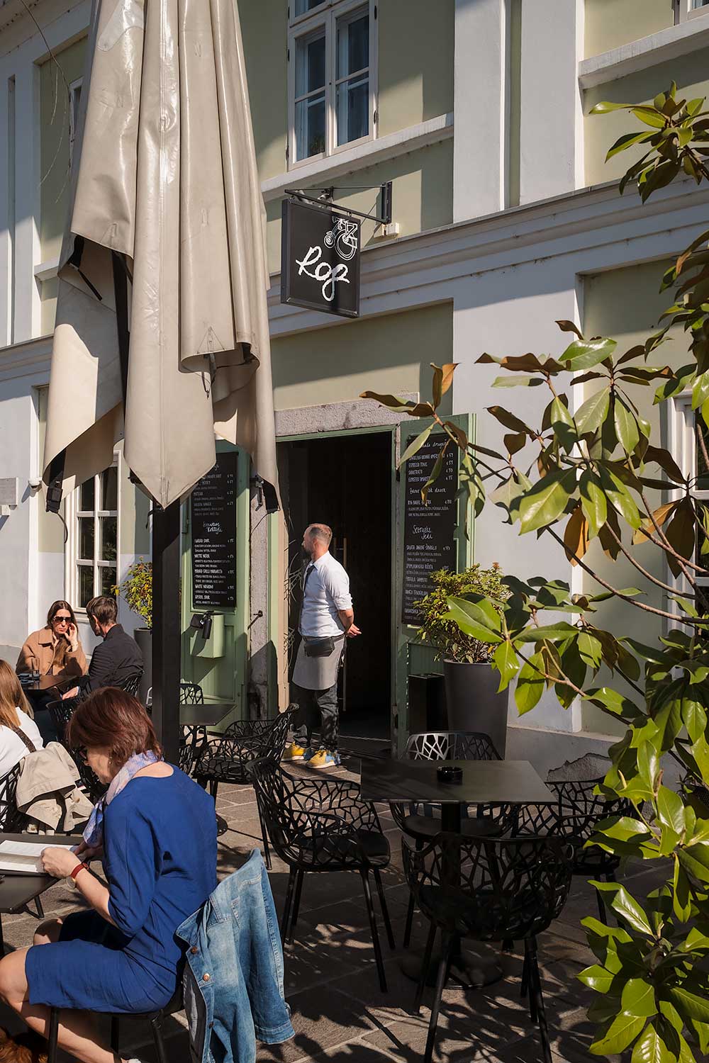 Brunch in Ljubljana at restaurant Kavarna Rog