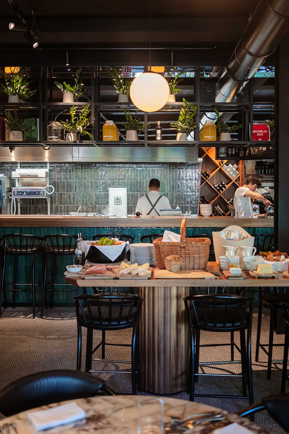 Breakfast at JAZ by Ana Ros, at the AS boutique hotel in Ljubljana