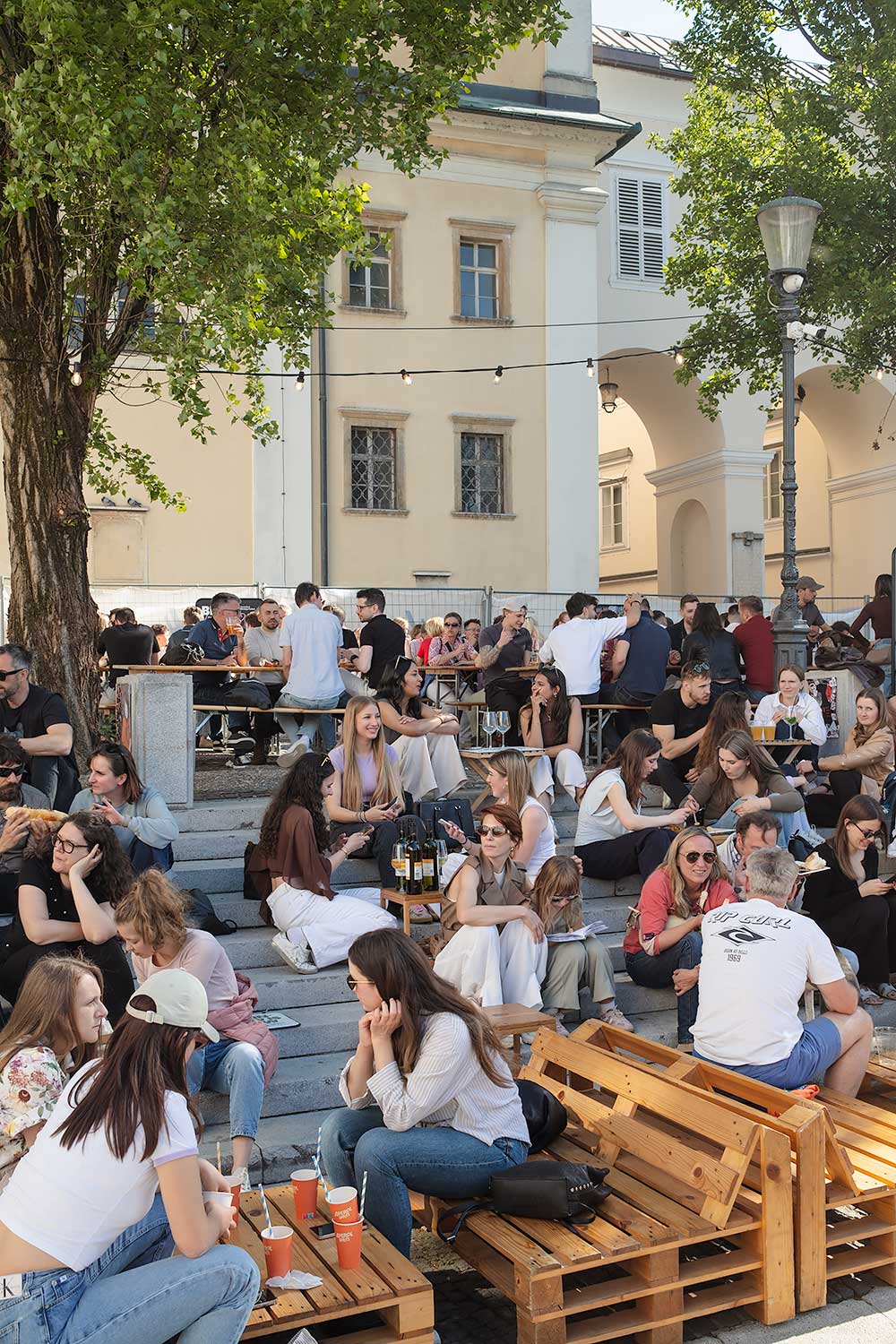 Odprta Kuhna (“Open Kitchen”) food market in Ljubljana, Slovenia. One thing you don't want to miss in your Ljubljana itinerary