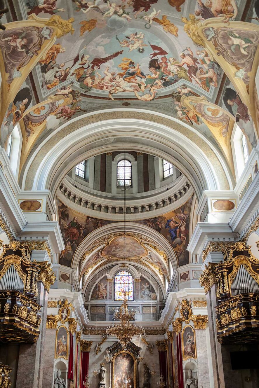 Saint Nicholas’s Cathedral in Ljubljana, Slovenia