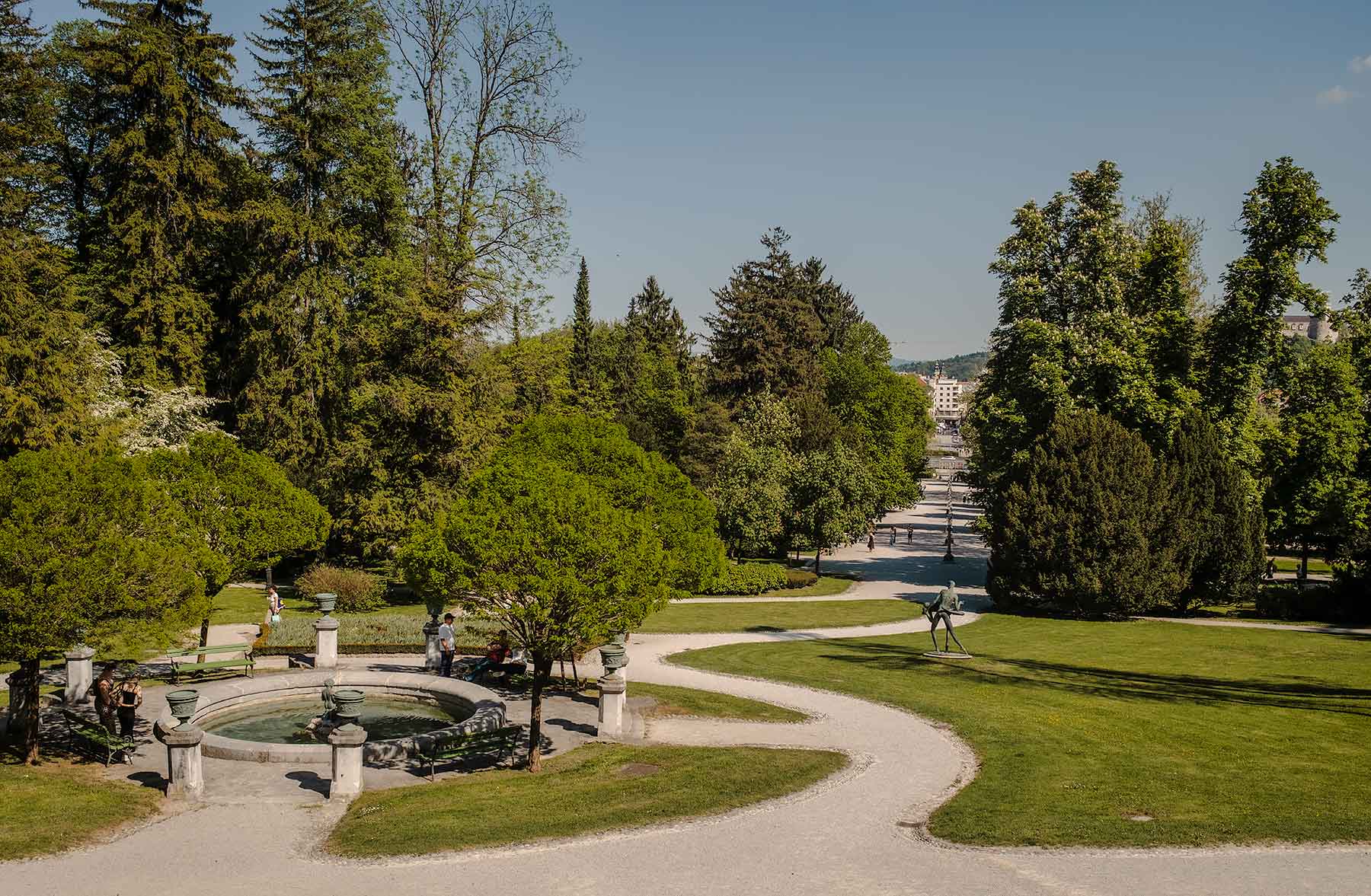 Tivoli Park in Ljubljana