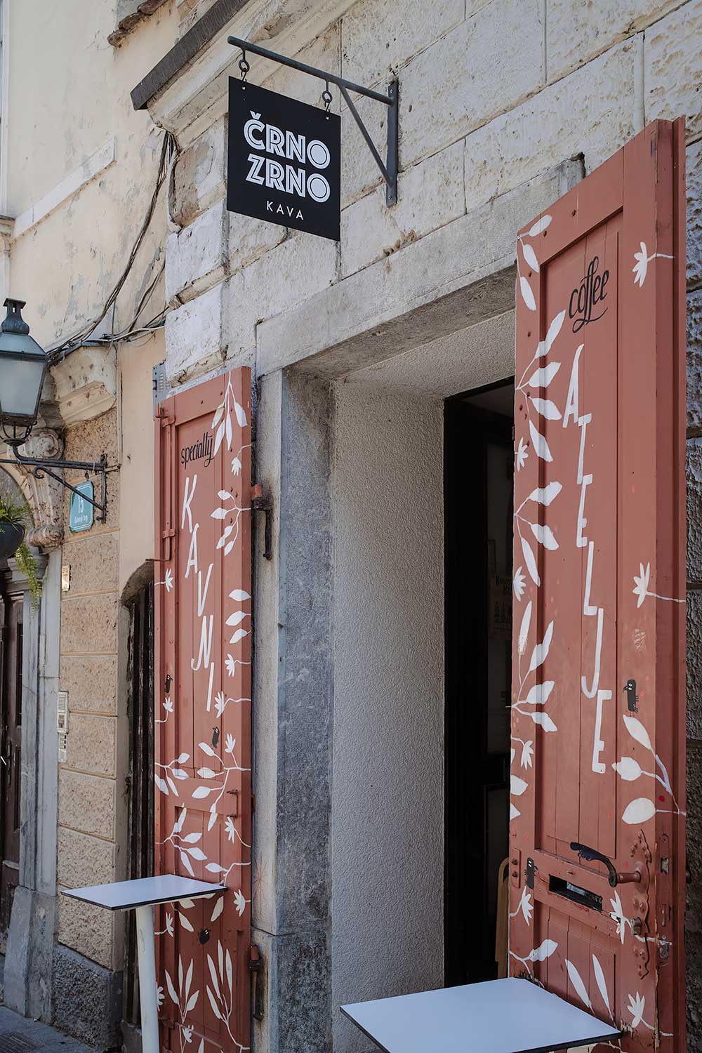 Črno Zrno, for the best coffee in Ljubljana, Slovenia