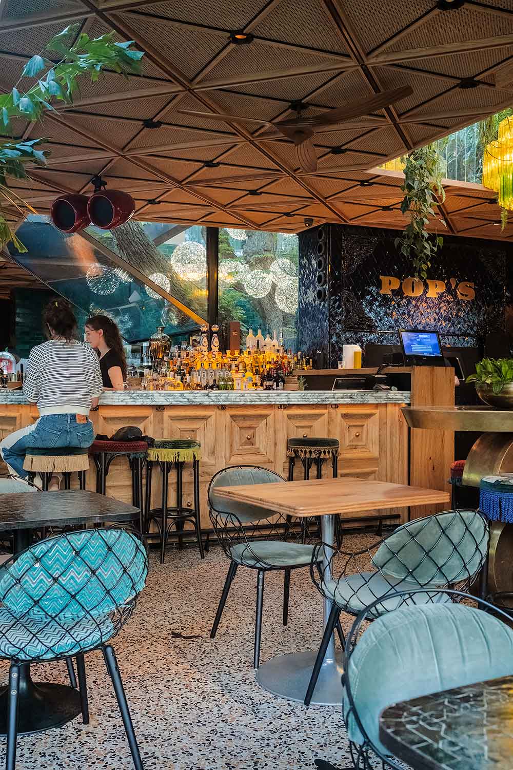 Restaurant Pop's Aperitivo for a casual dinner with pizza and pasta in Ljubljana