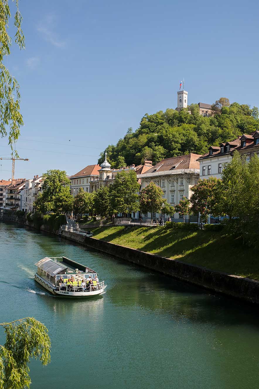 Boat cruise in Ljubljana